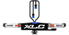 Afbeelding van Fietsdrager Azura Xtra Led kantelbaar met oprijgoot voor 2 Eleltrische fietsen