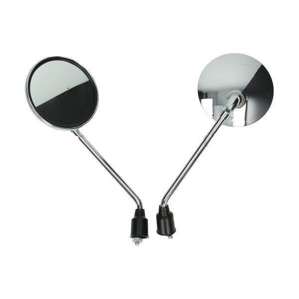 Afbeelding van Spiegelset chroom M8 voor model VX50 & VX50s vespa look a like