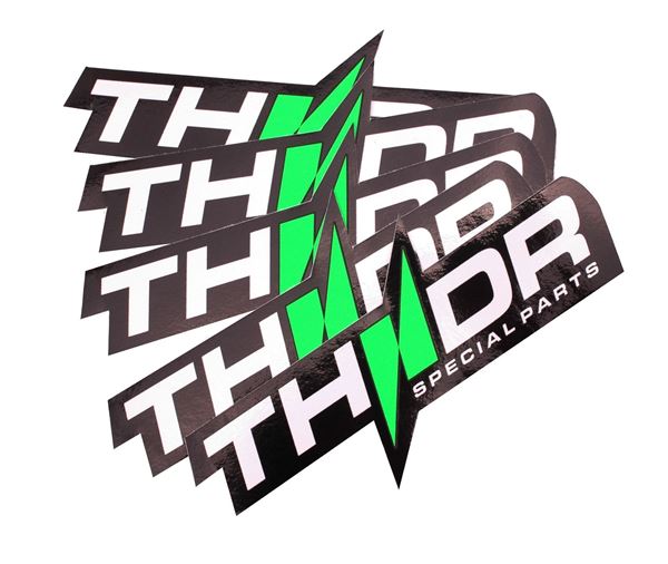 Afbeelding van THNDR sticker logo 100x50mm