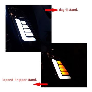 Picture of Knipperlicht set voorkant dagrij-LED SYM Fiddle 2 Euro 4 >2019